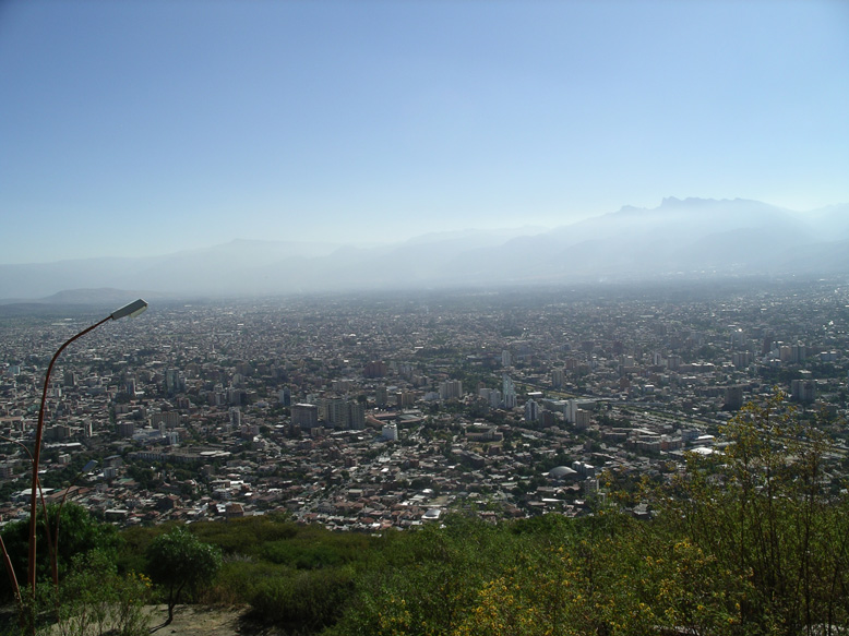 vista de cocha desde el Cristo